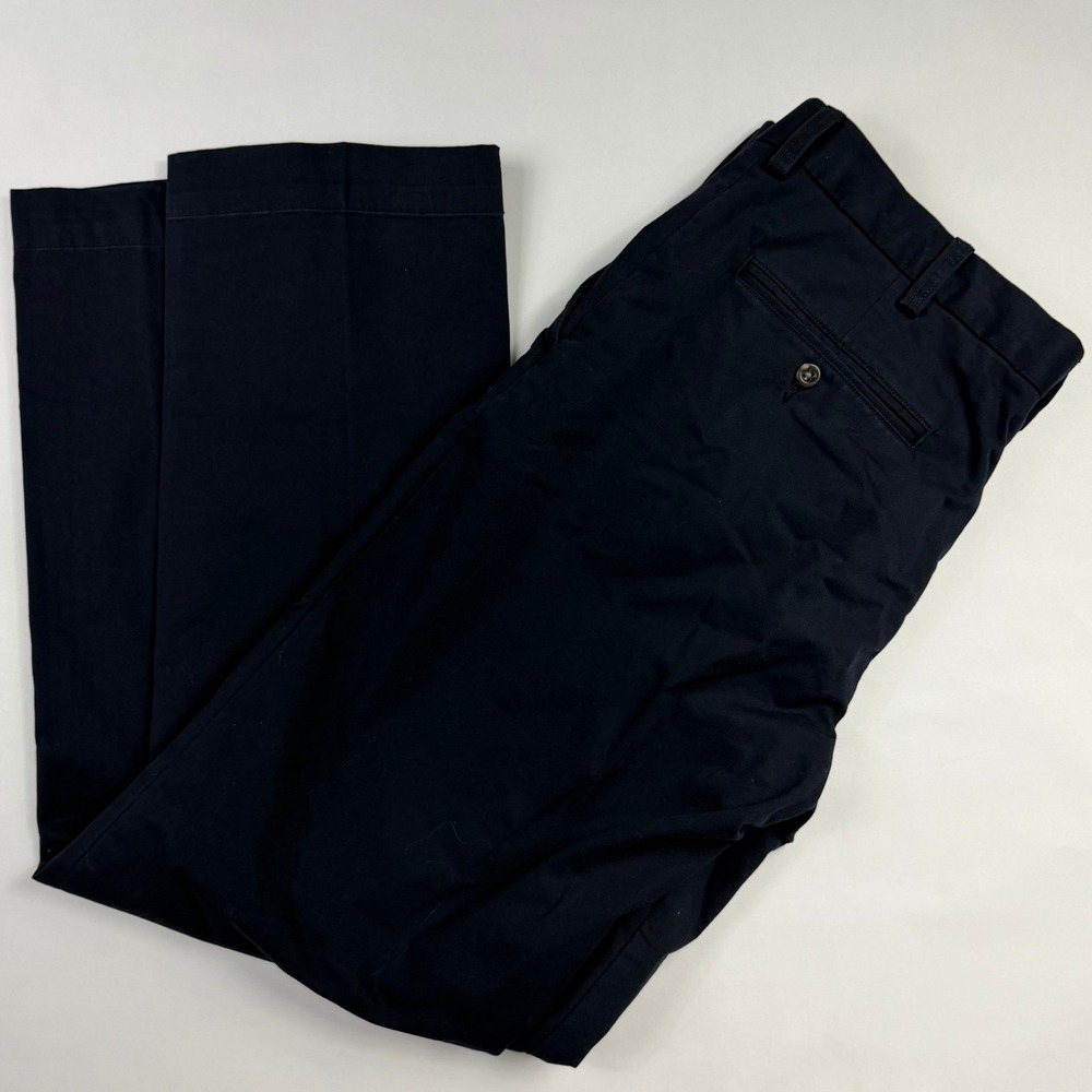 Polo Ralph Lauren Stretch Classic Fit Chino Pants Navy Blue / BLK Mens 35x32